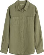 Seasalt Cornwall Hazel Branch Linen Button-Up Shirt