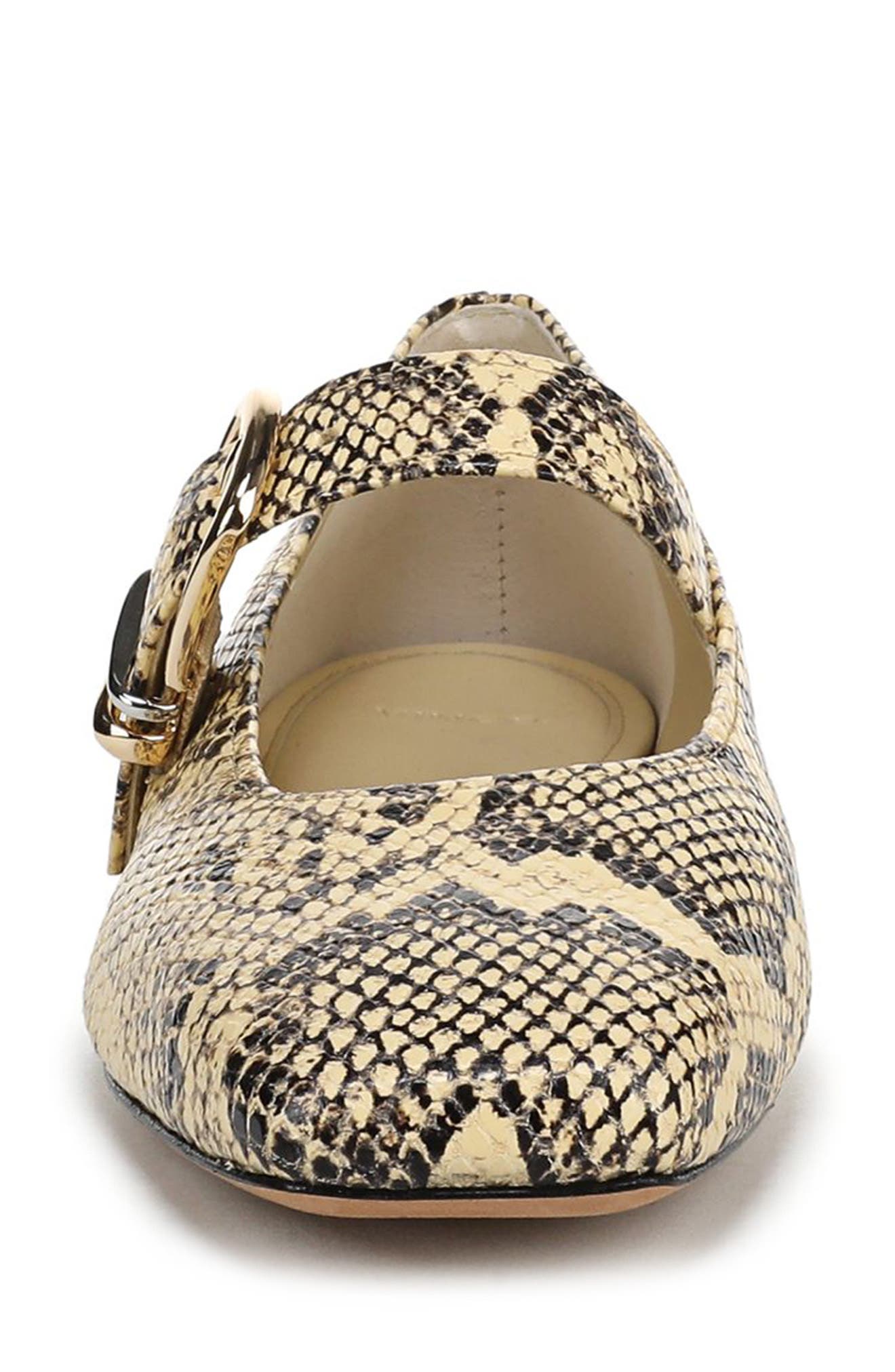Daniela Mary Jane Flat, Alternate, color, CASHEW SNAKE