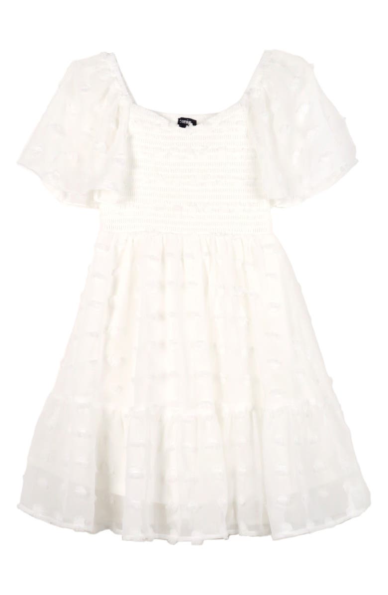 Zunie Kids' Embellished Babydoll Dress, Main, color,