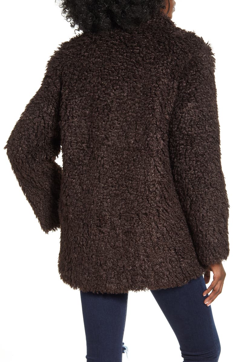 Mural Curly Teddy Jacket, Alternate, color,