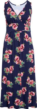 Loveappella Empire Waist Maxi Dress