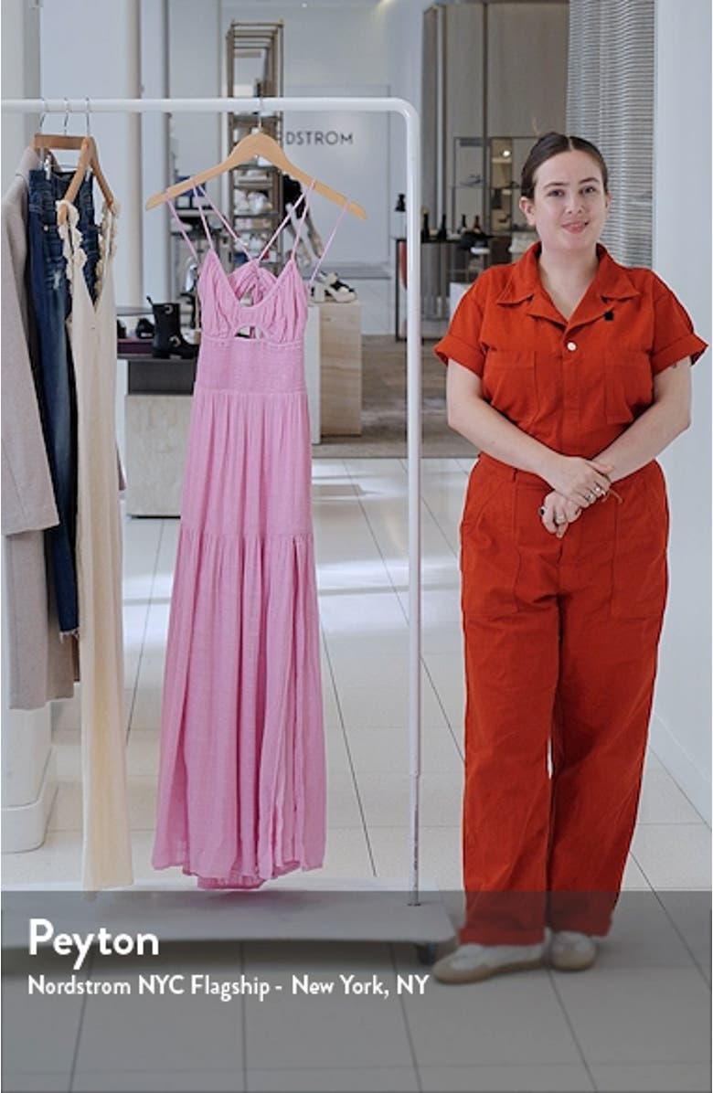 Calla Smocked Cover-Up Sundress, sales video thumbnail