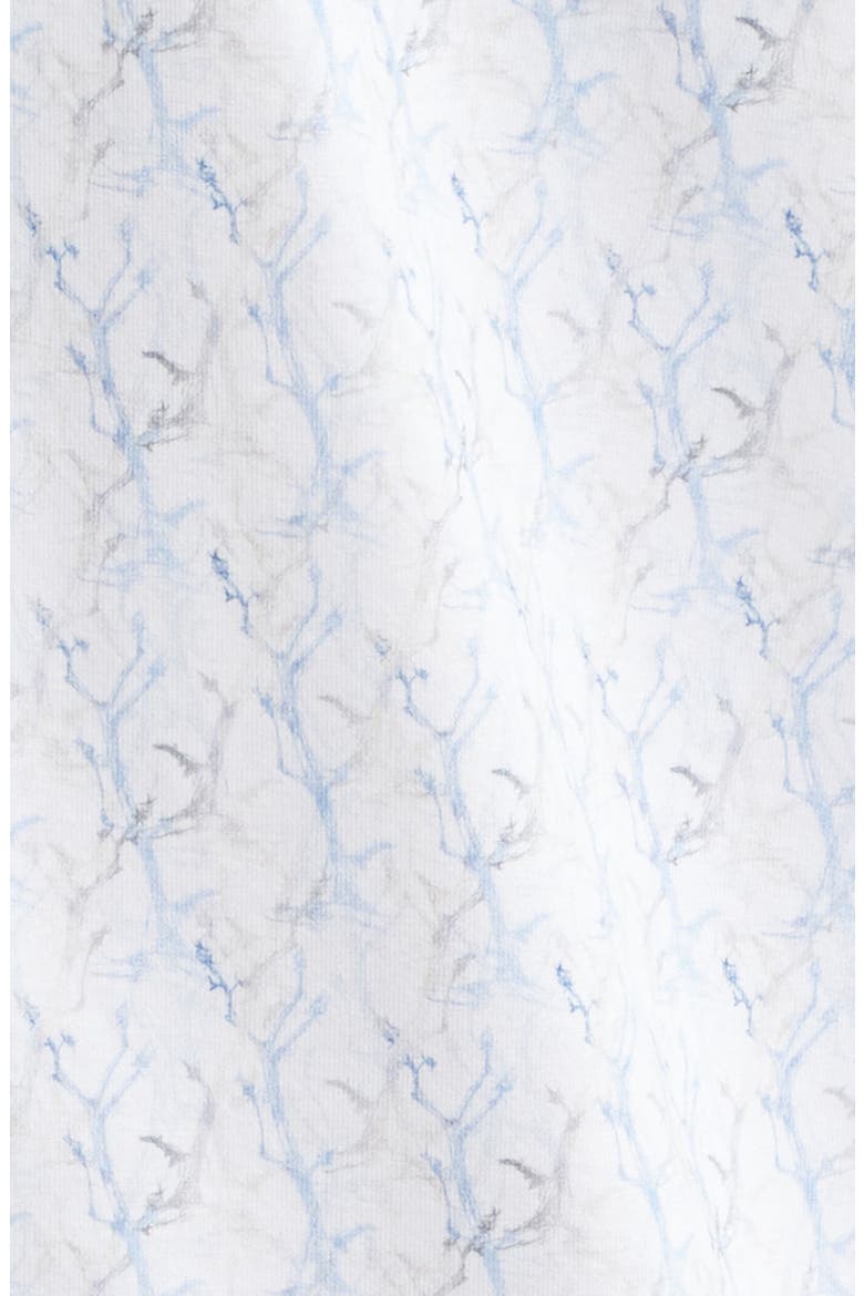 Devon OoohCotton® Abstract Print Button-Up Shirt, Alternate, color, AIR BLUE