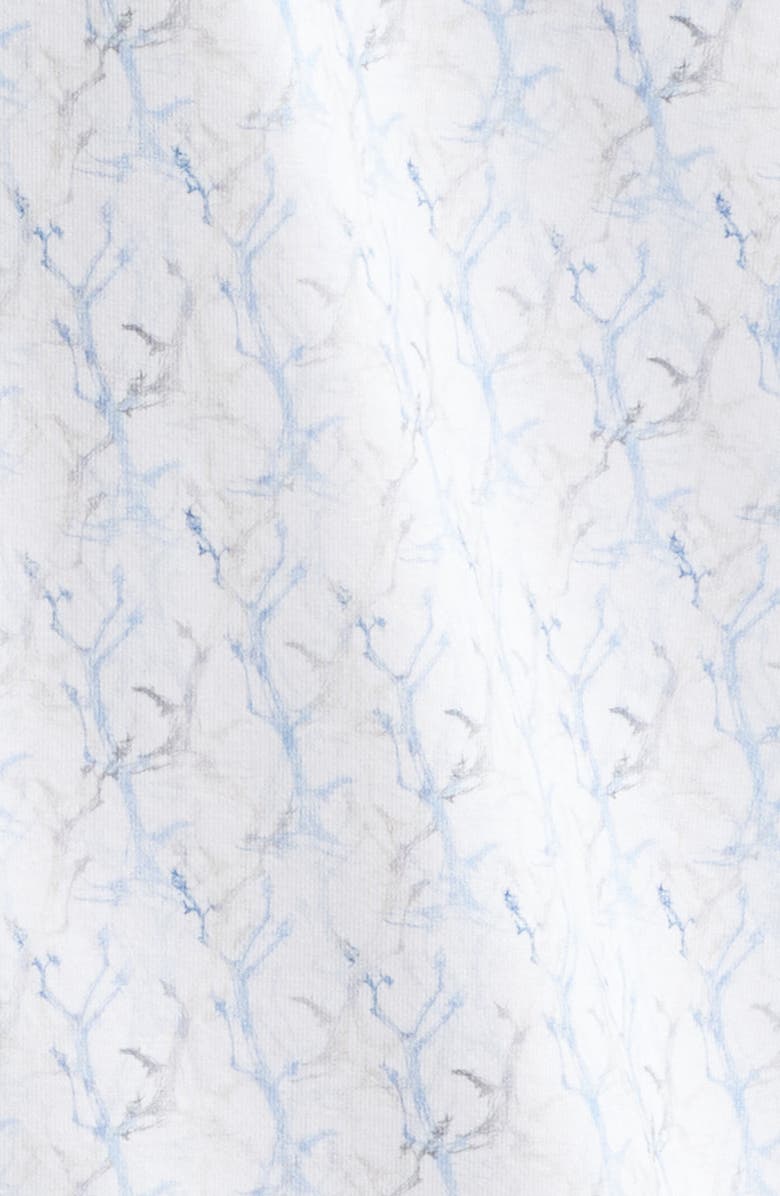 Bugatchi Devon OoohCotton<sup>®</sup> Abstract Print Button-Up Shirt, Alternate, color, Air Blue