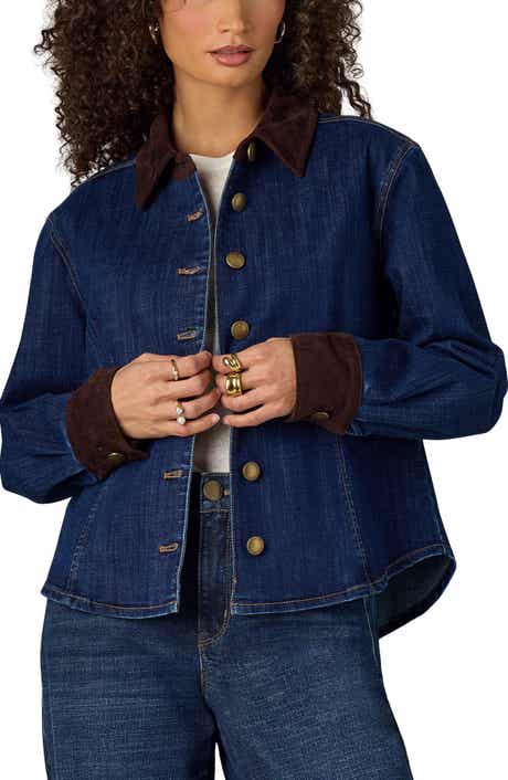 Denim Button-Up Jacket