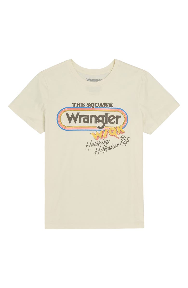 Wrangler x Stranger Things WSQK Graphic T-Shirt, Alternate, color, Marshmallow