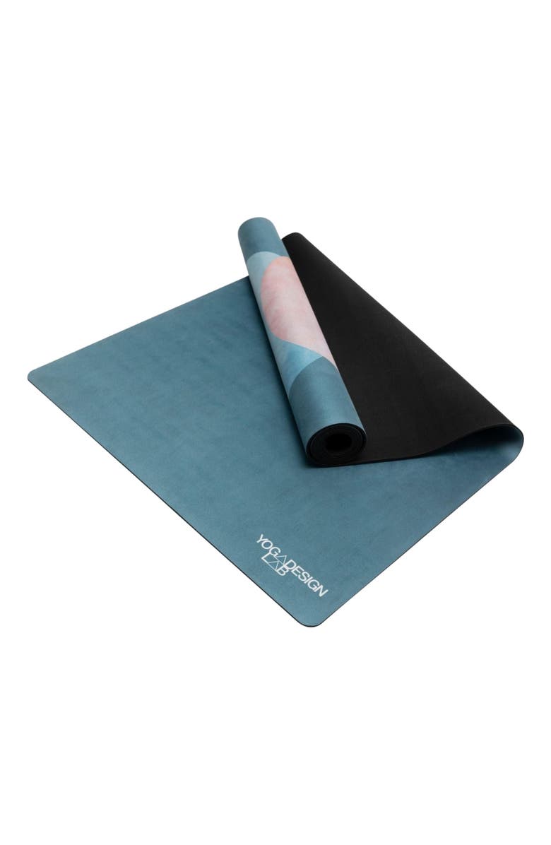 Yoga Design Lab Combo Yoga Mat 5.5mm- 2-in-1, Alternate, color, Mandala Black
