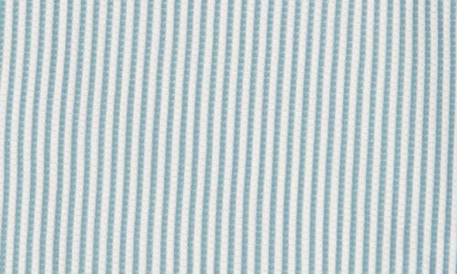 Sealskinz Stripe Jacquard Camp Shirt In Blue