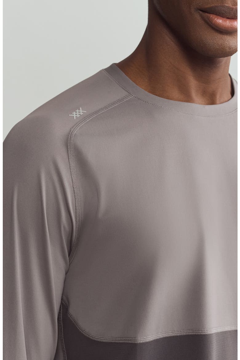 Extra Mile Long Sleeve Training T-Shirt, Alternate, color, SMOKE/ ASPHALT