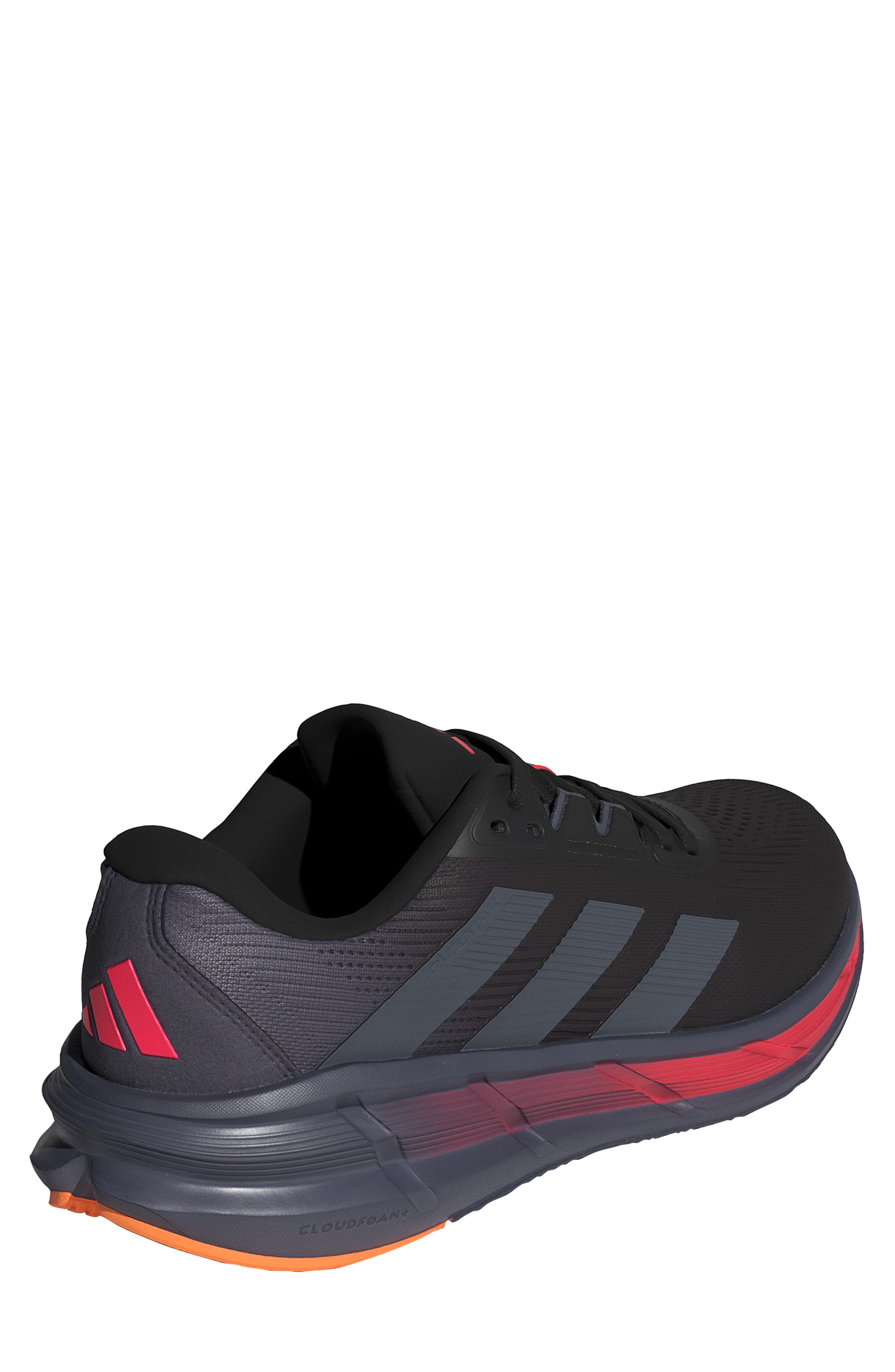 adidas Questar 3 Running Shoe, Alternate, color, Core Black/ Onix/ Lucid Red