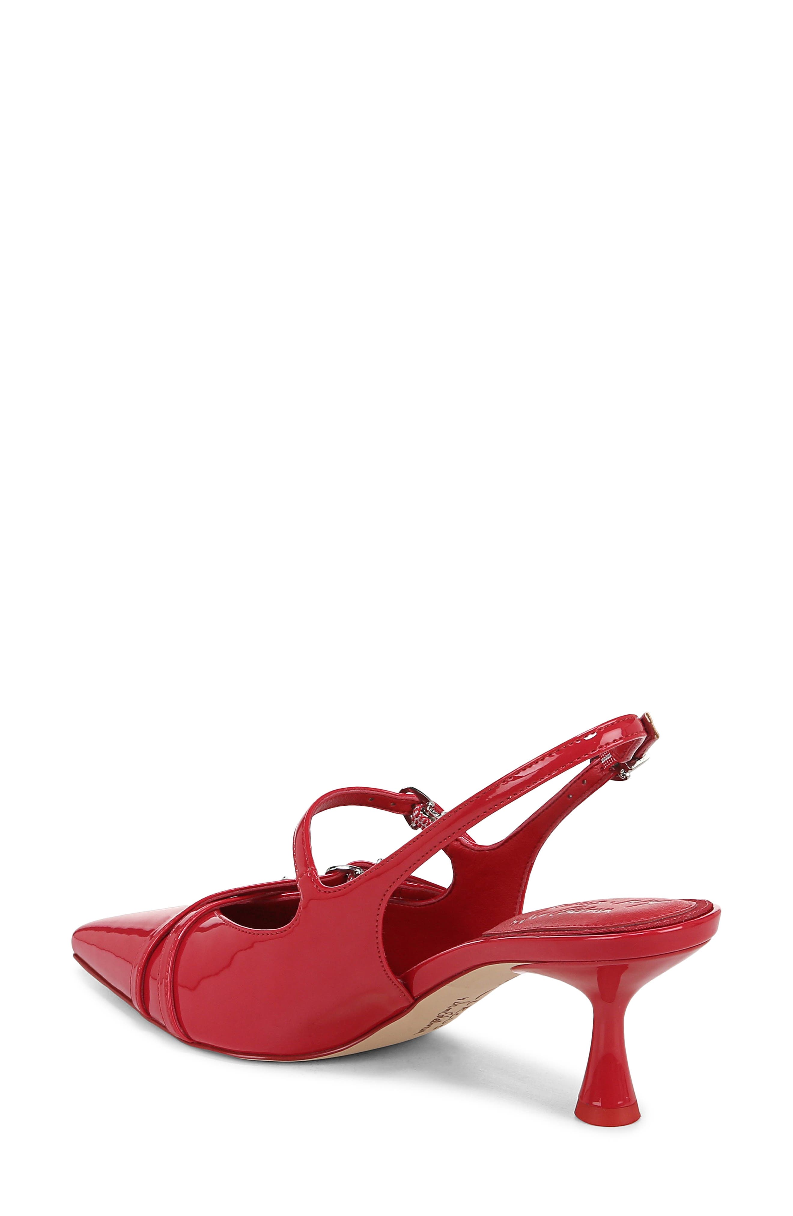 Circus NY by Sam Edelman Fraya Slingback Pointed Toe Pump, Alternate, color, Riviera Red