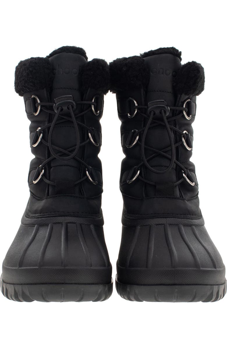 Chooka Cold Weather Faux Shearling Lined Snow Boot, Alternate, color, Black