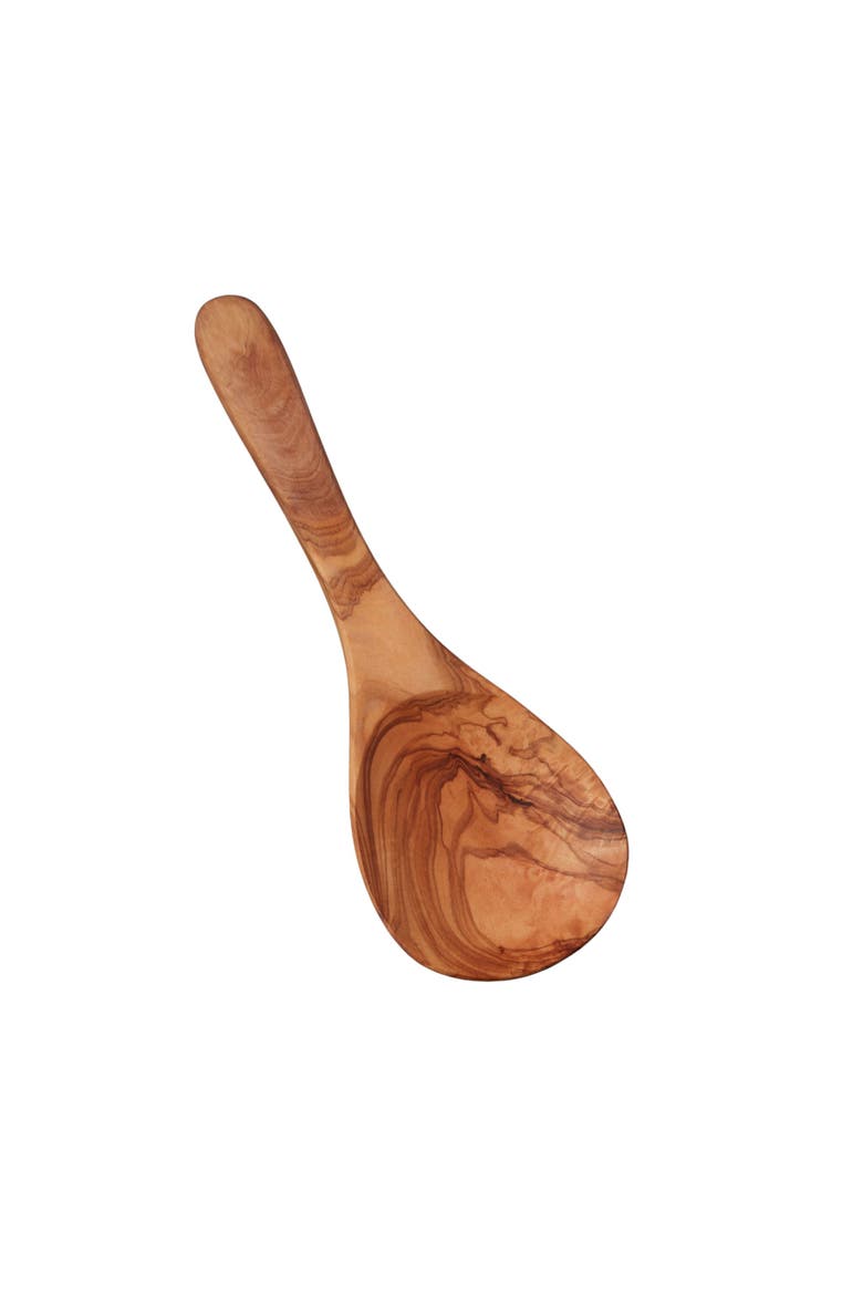 Olive Wood Serving Spoon, Main, color, Olive Wood