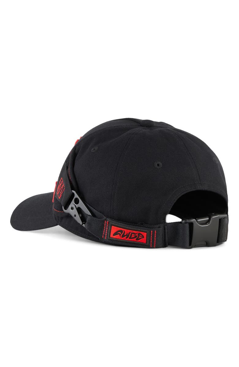 PUMA x A$AP Rocky Seatbelt Baseball Cap, Alternate, color, Puma Black/ Fierce Red