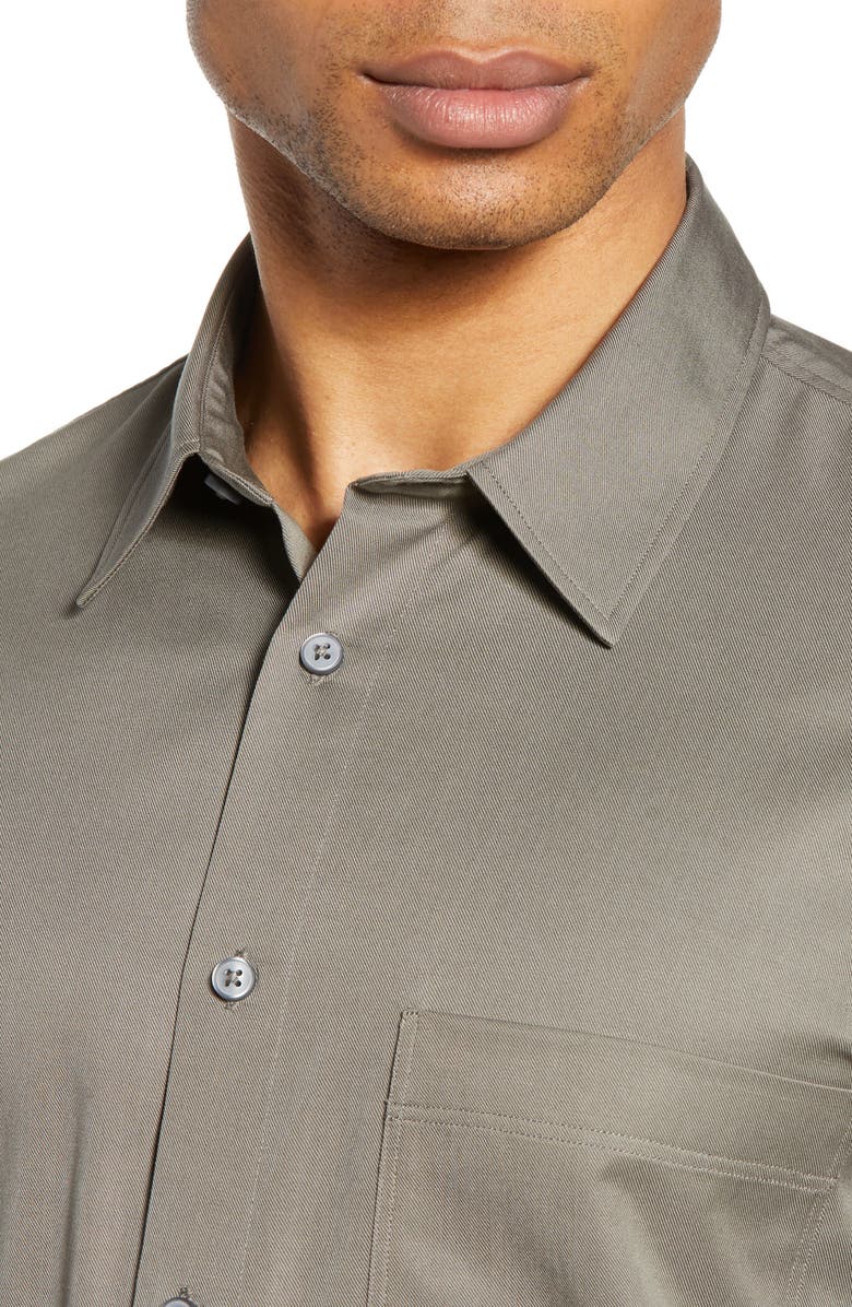 Club Monaco Solid Button-Up Shirt, Alternate, color,