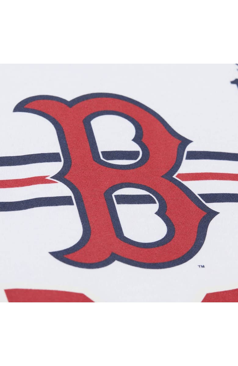 Mitchell & Ness Men's Mitchell & Ness White Boston Red Sox Cooperstown Collection Team Origins Premium T-Shirt, Alternate, color, White