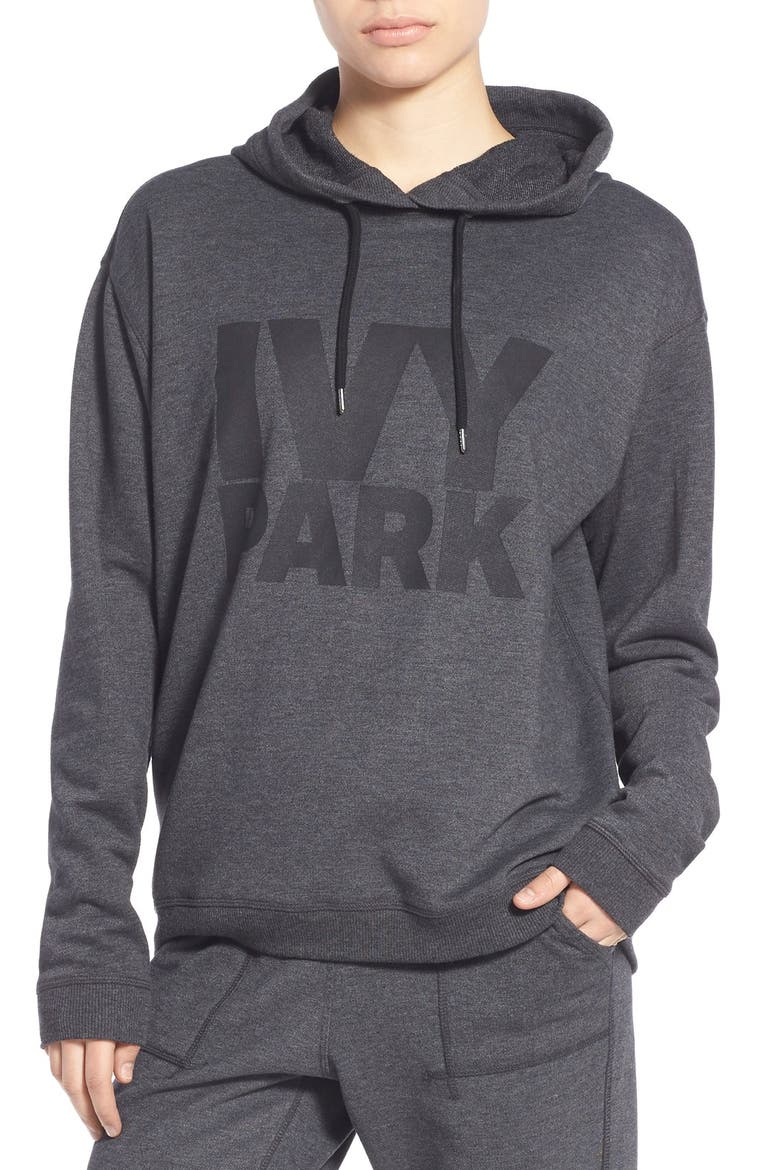 Logo Hoodie, Main, color, CHARCOAL MARL