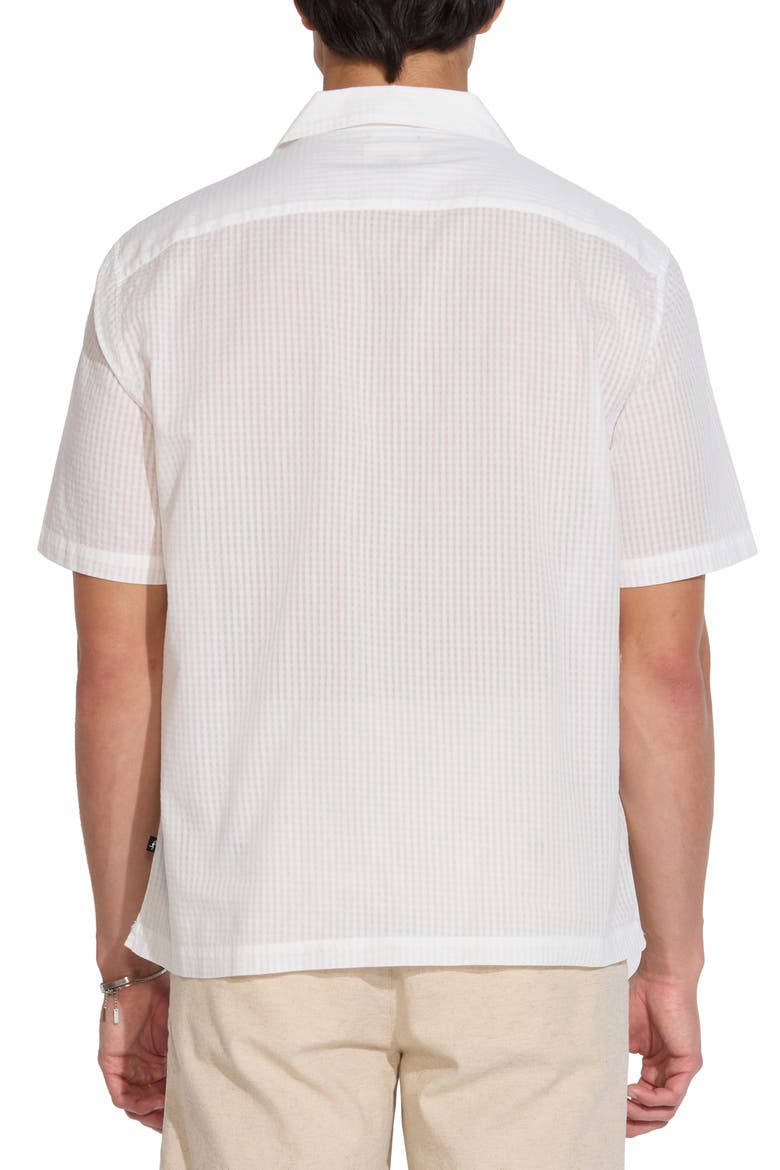 Jacquard Resort Shirt, Alternate, color, WHITE