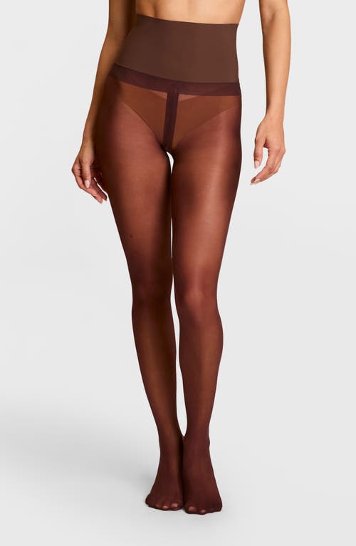 Commando Premium Sheer Tights In Brown