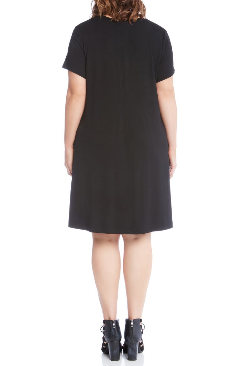 Quinn Pocket Shift Dress, Alternate, color, BLACK