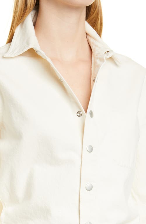 Rag & Bone Mia Tie Waist Jumpsuit In Ecru