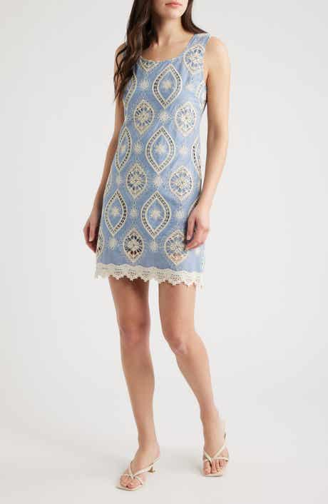 Embroidered Cotton Minidress