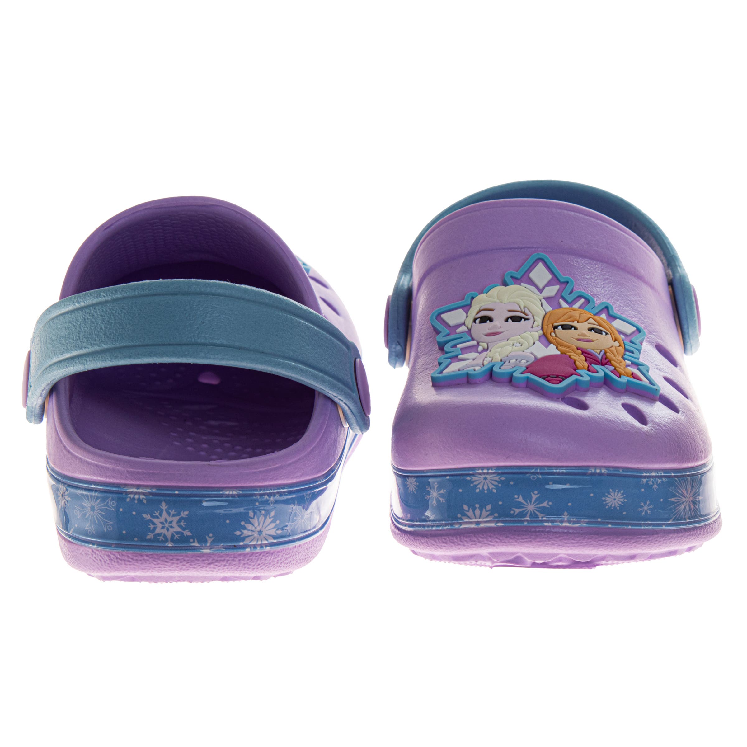 Disney Frozen Elsa and Anna Clogs, Alternate, color, Lavender