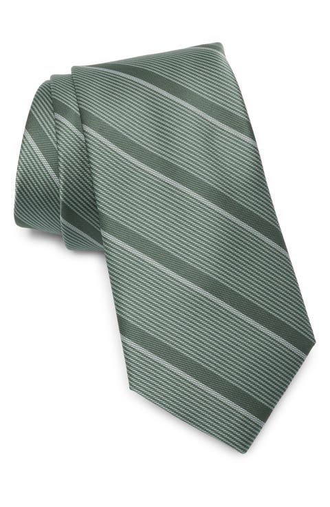 Dressy Stripe Jacquard Tie