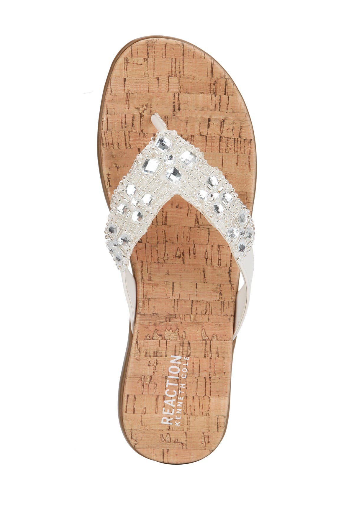 Kenneth Cole Reaction Glam-Athon Embellished Thong Sandal, Alternate, color, 