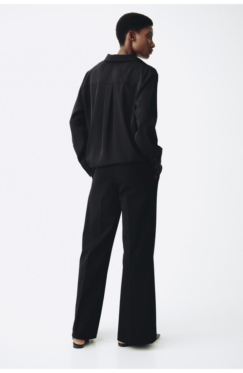 H&M Mama Bootcut Trousers, Alternate, color, Black