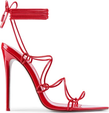 Sin Ankle Wrap Pointed Toe Sandal