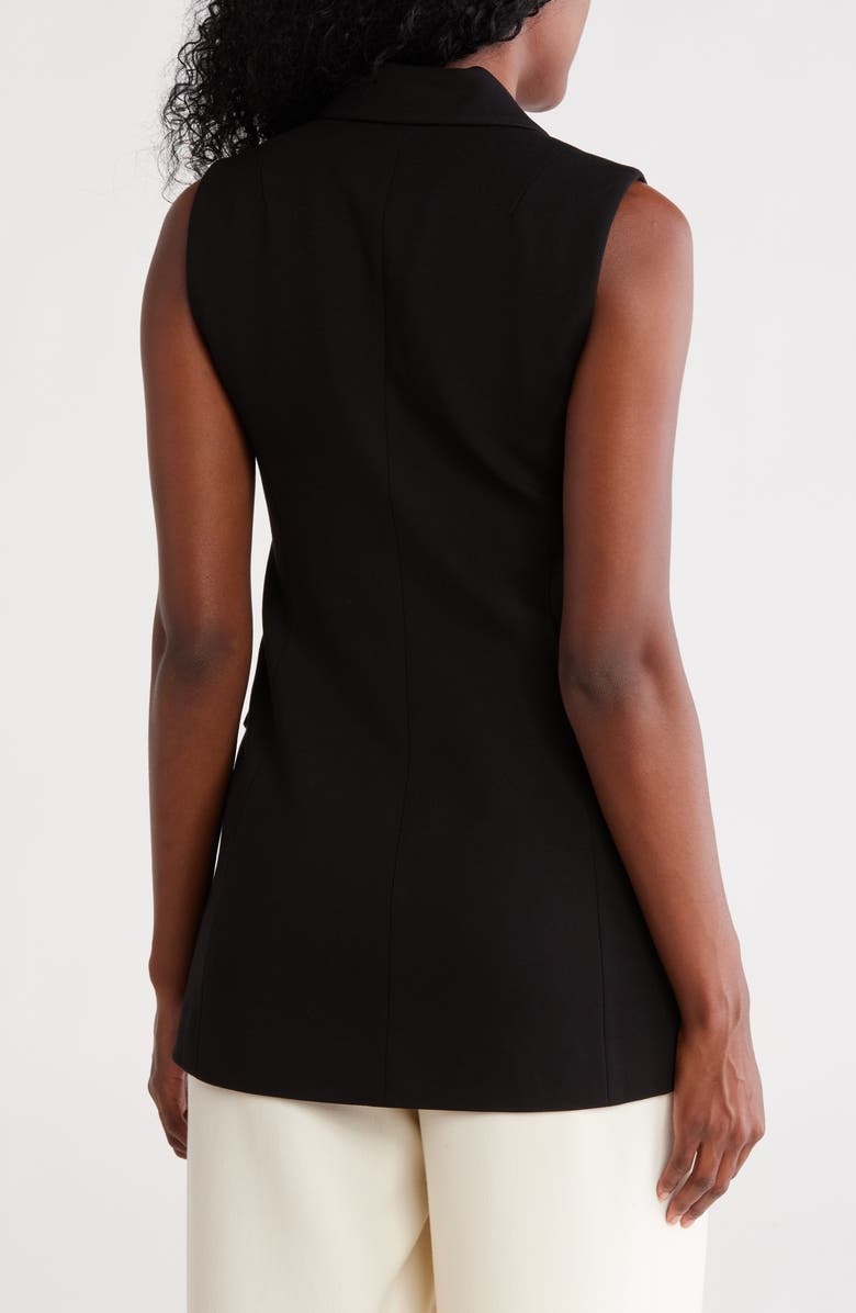 rag & bone Cadence Ponte Vest, Alternate, color, Black