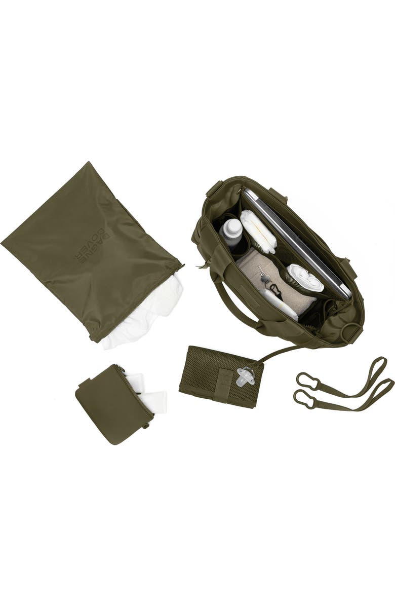 Dagne Dover Large Wade Diaper Tote, Alternate, color, Dark Moss
