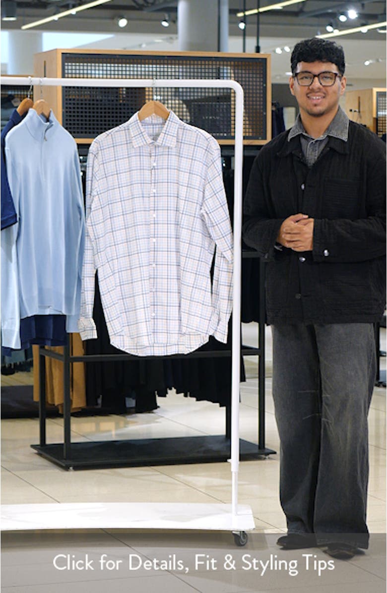 Warren Plaid Crown Light Button-Up Shirt, sales video thumbnail