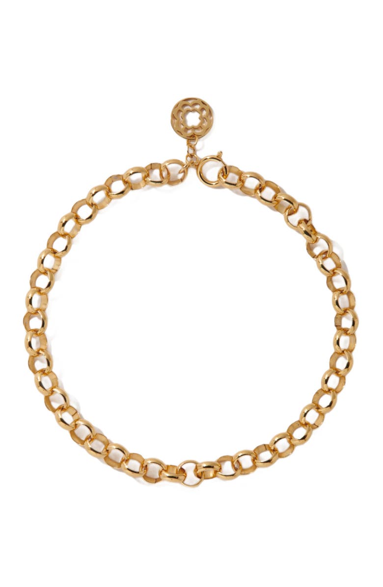 maje Jaseron chain necklace, Main, color, 