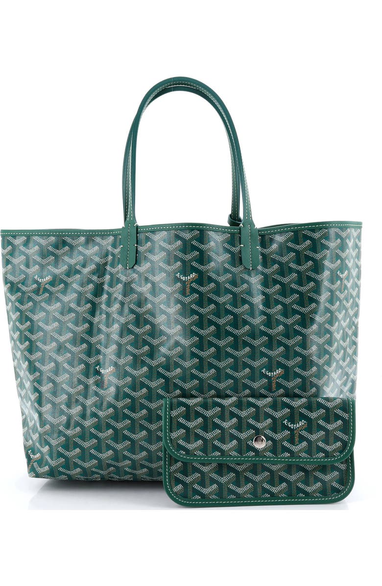 Pre-Owned Goyard Saint Louis Tote Coated Canvas PM, Alternate, color, Green