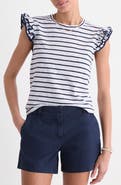vineyard vines Stripe Flutter Sleeve T-Shirt