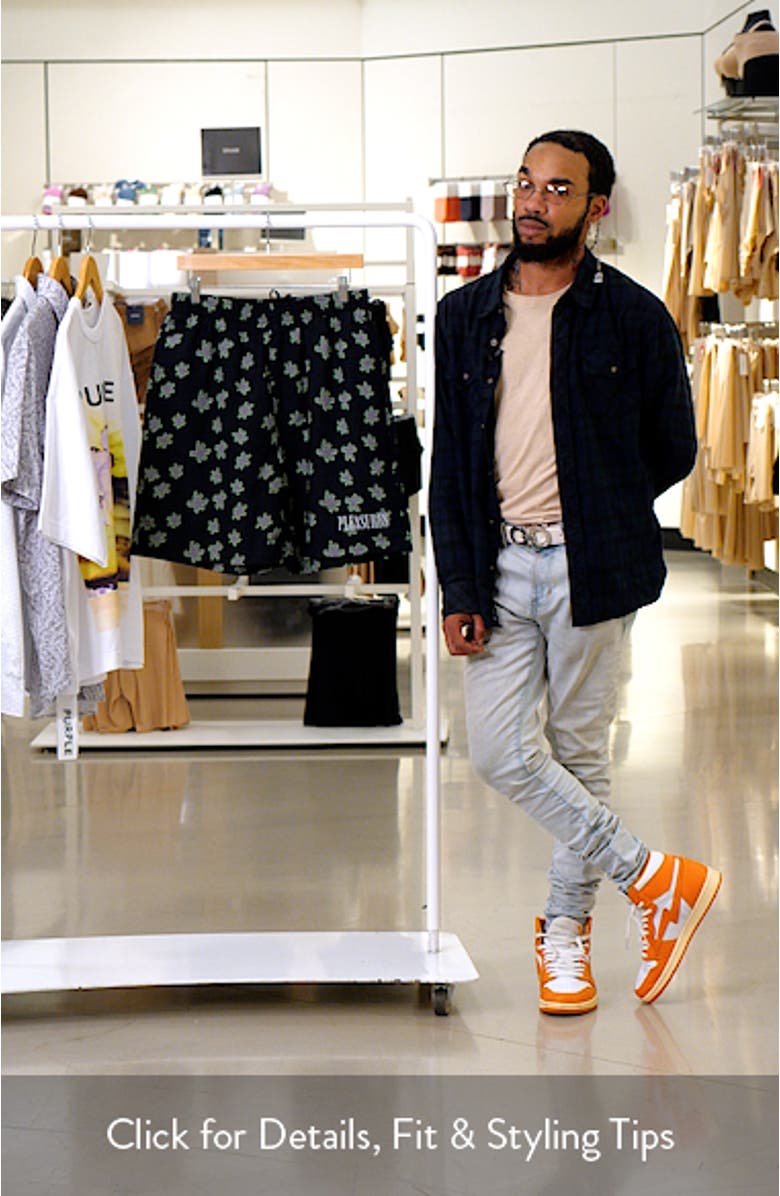 Floral Seersucker Shorts, sales video thumbnail