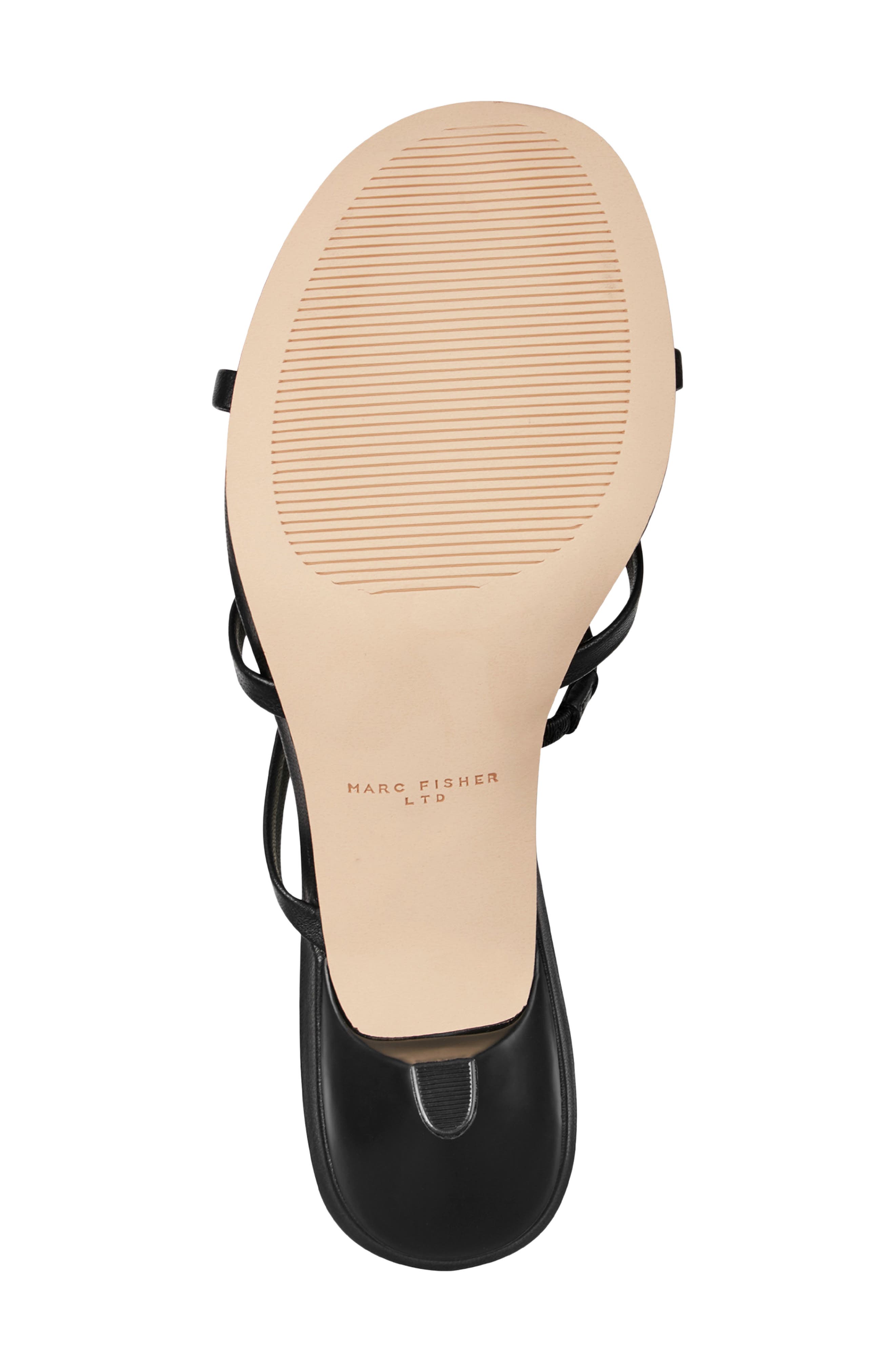 Marc Fisher LTD Natesa Strappy Kitten Heel Sandal, Alternate, color, Black