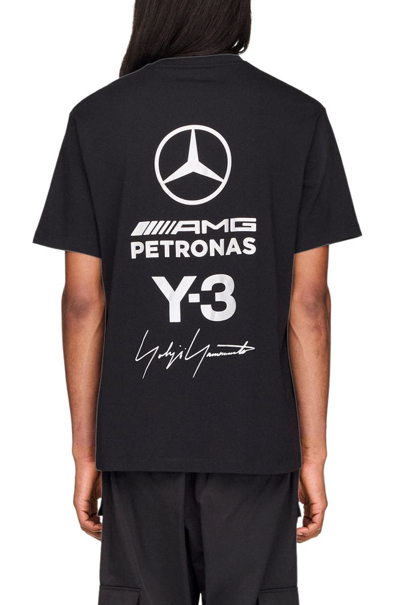 Y-3 F1 Logo Cotton Graphic T-Shirt, Alternate, color, 