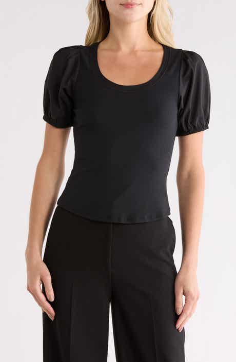 Derek Lam 10 Crosby Willa Balloon Sleeve Top