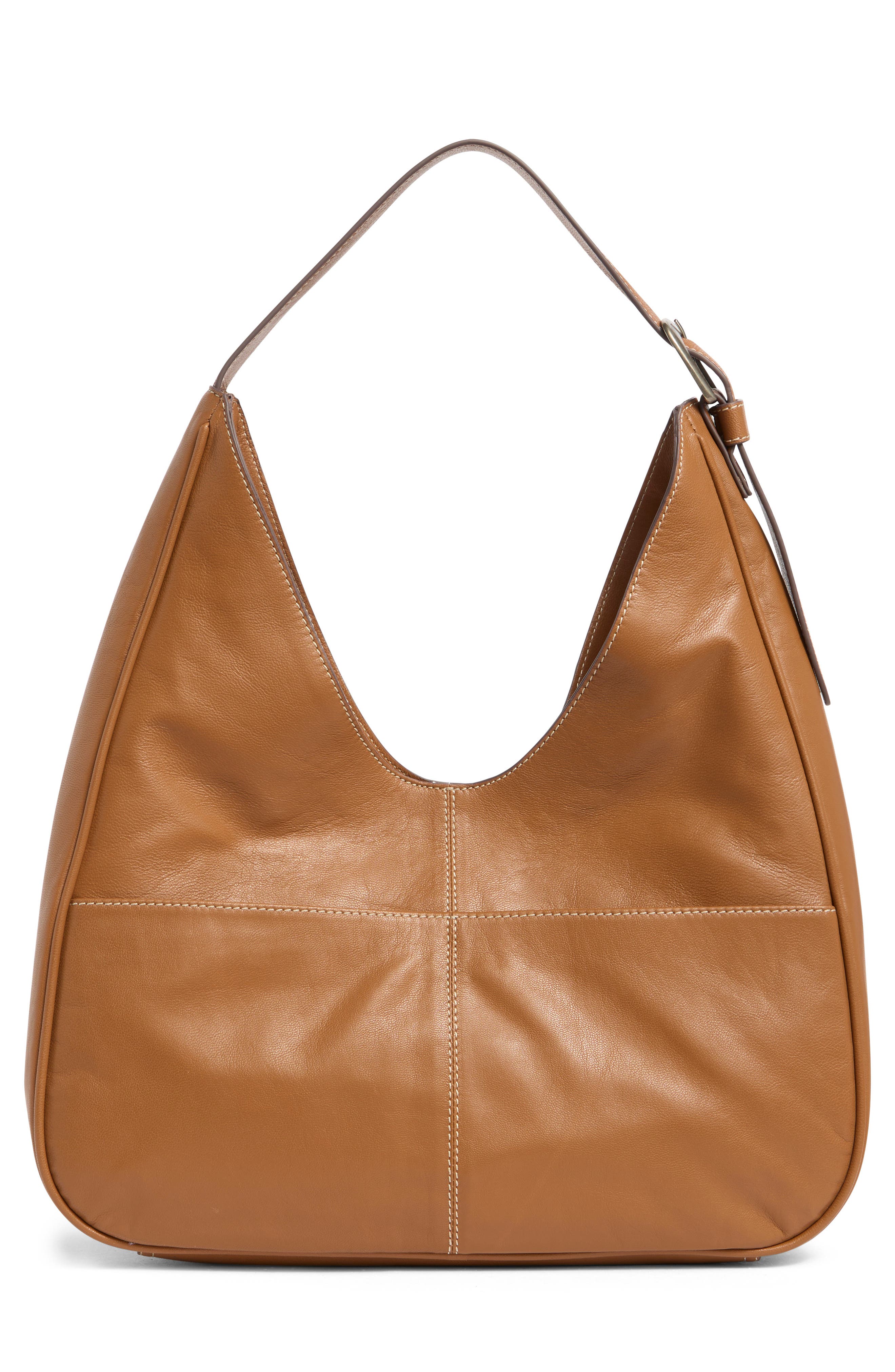 Lucky Brand Luma Hobo Bag, Alternate, color, Honey Tan
