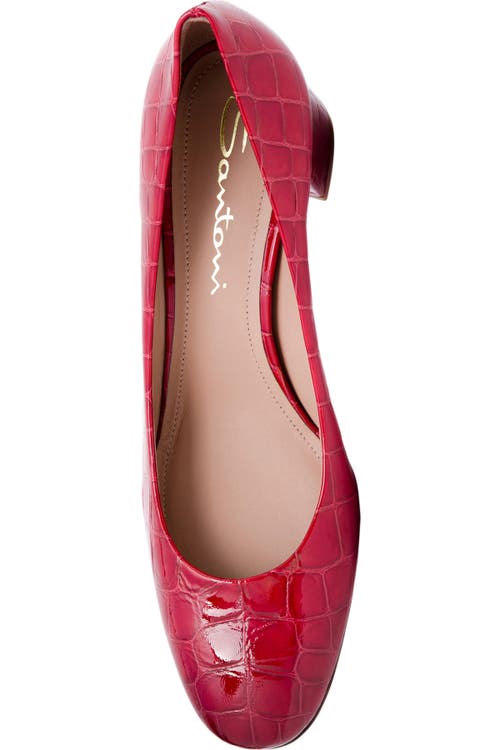 SANTONI LOW-HEEL PUMP
