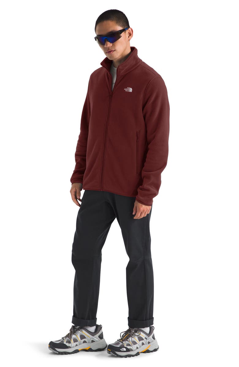 The North Face Glacier Fleece Zip Front Jacket, Alternate, color, Sumac