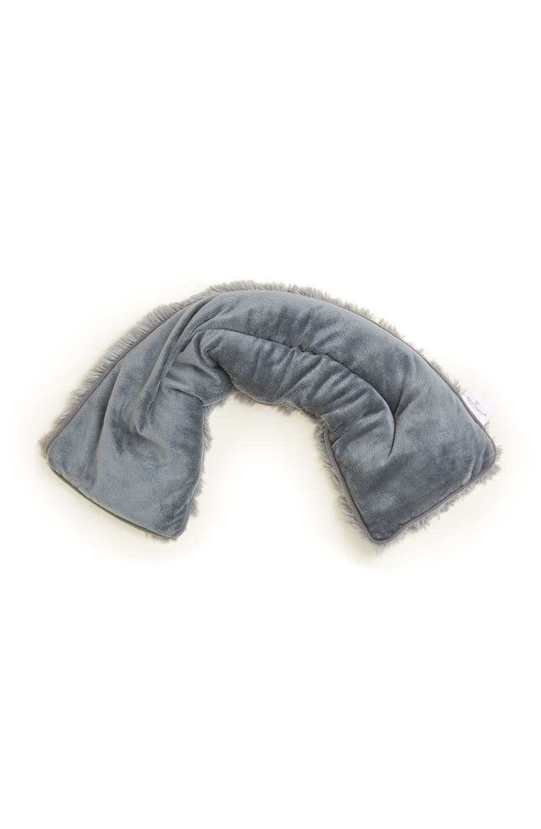 Warmies Plush Neck Wrap, Alternate, color, Dark Gray