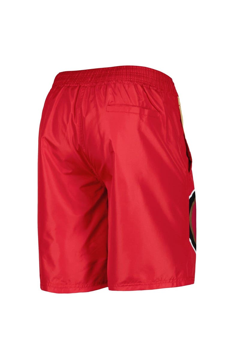 G-III SPORTS BY CARL BANKS Men's G-III Sports by Carl Banks Scarlet San Francisco 49ers Sea Wind Swim Trunks, Alternate, color,