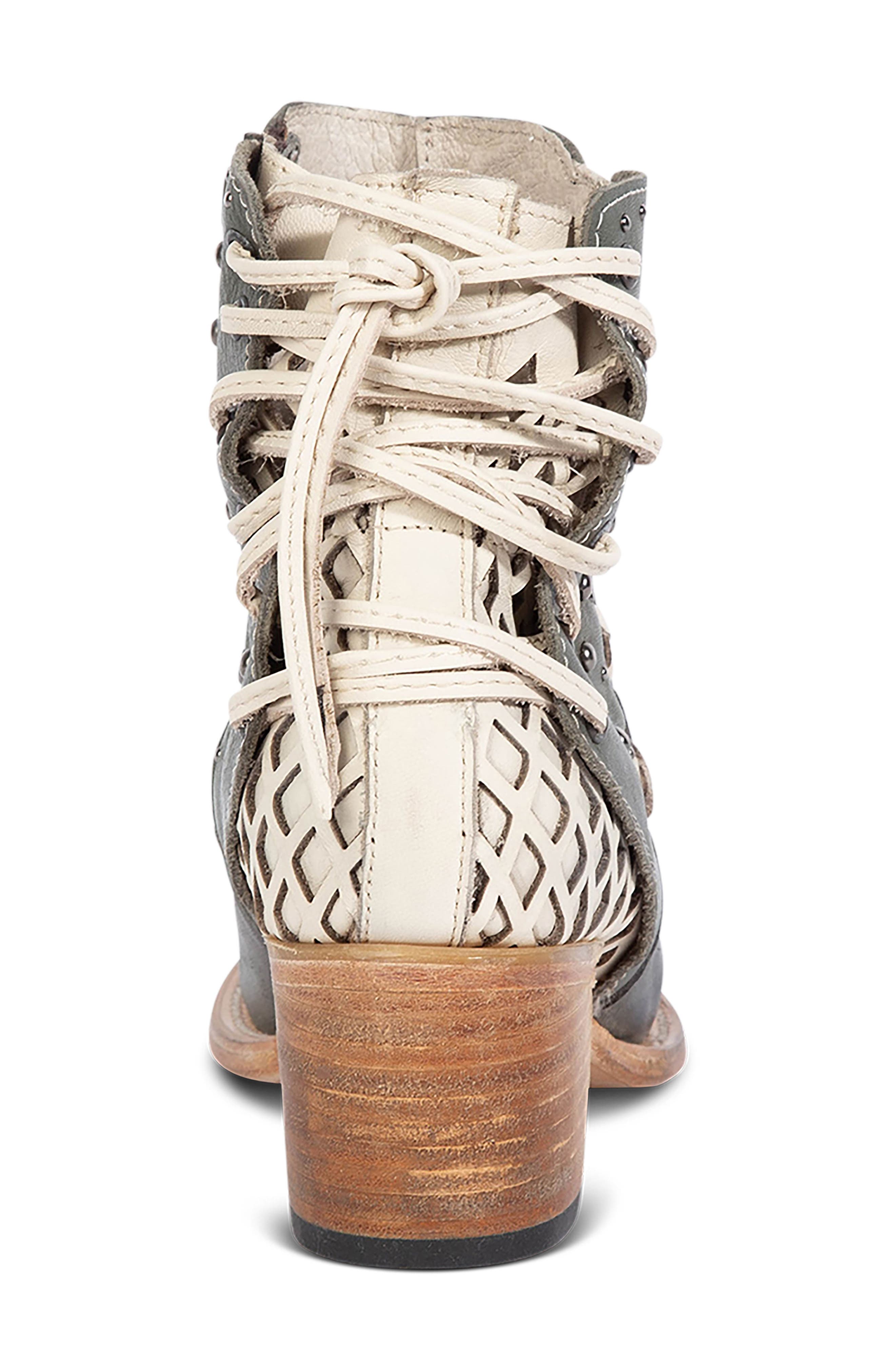 Columbia Leather Bootie, Alternate, color, GREY BLUE