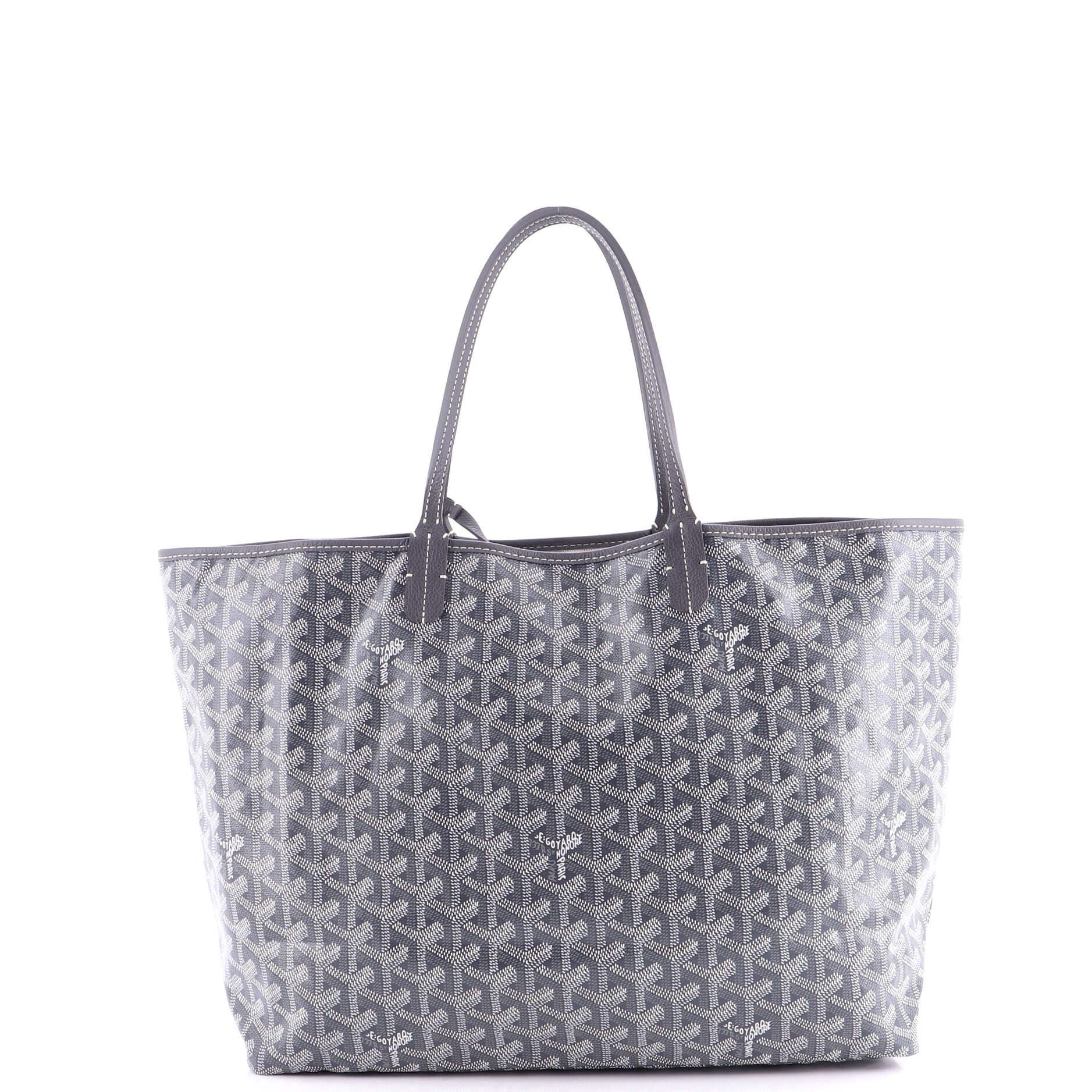 Pre-Owned Goyard Saint Louis Tote Coated Canvas PM, Alternate, color, Gray
