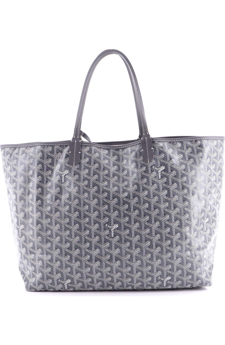 Pre-Owned Goyard Saint Louis Tote Coated Canvas PM, Alternate, color, Gray