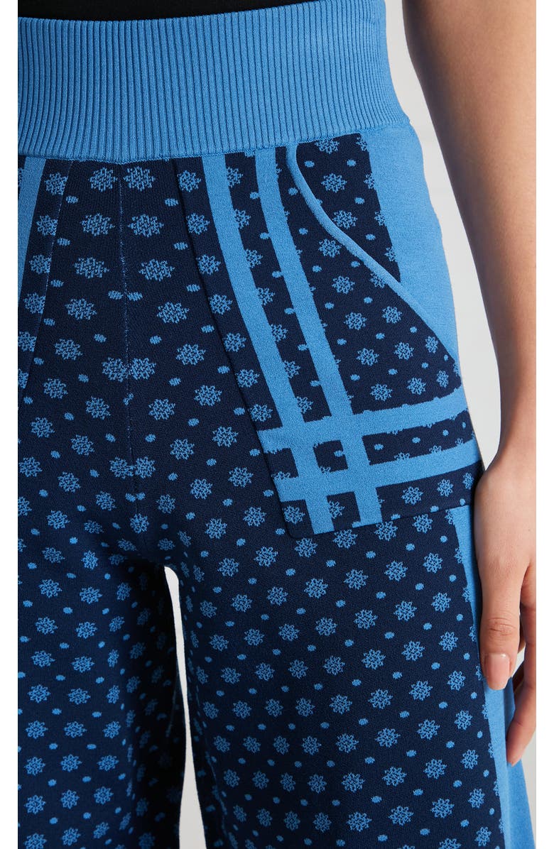 Temperley London Ditzie Knit Trousers, Alternate, color, Twilight